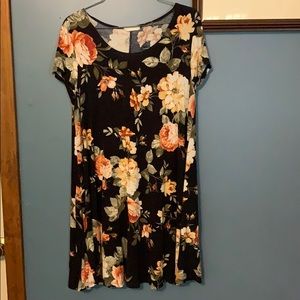 Flowy floral dress